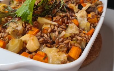 Gratin d’épeautre aux légumes